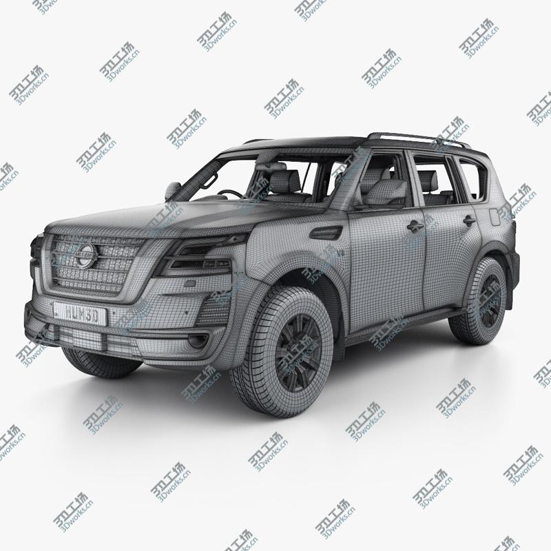 images/goods_img/202104021/3D model Nissan Patrol Ti L with HQ interior 2020/3.jpg